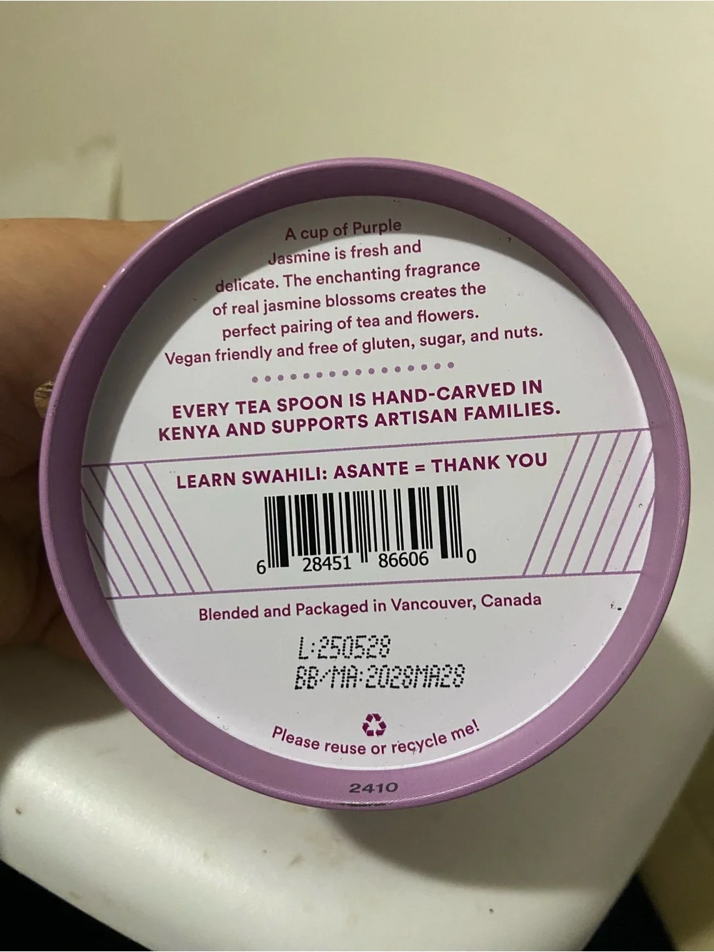 Purple Jasmine Light & Floral Tea 90g